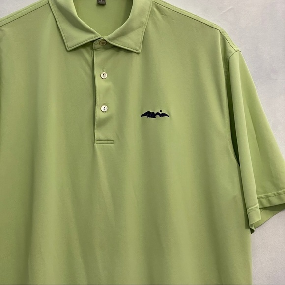 Peter Millar Summer Comfort Golf Polo Green Large - Picture 2 of 10